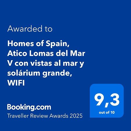 Homes Of Spain, Atico Lomas Del Mar V Con Vistas Al Mar Y Solarium Grande, Wifi Playas de Vera Exteriér fotografie