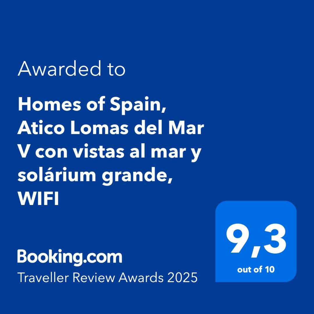 Homes Of Spain, Atico Lomas Del Mar V Con Vistas Al Mar Y Solarium Grande, Wifi Playas de Vera Exteriér fotografie